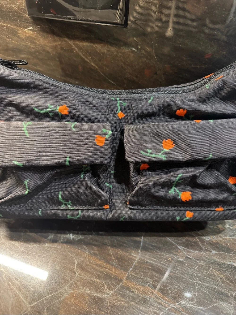 BAGGU cargo bag Black and red - Picture 2 of 5